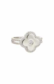 Juvell Cubic Zirconia Flower Ring