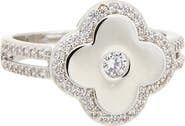 Juvell Cubic Zirconia Flower Ring
