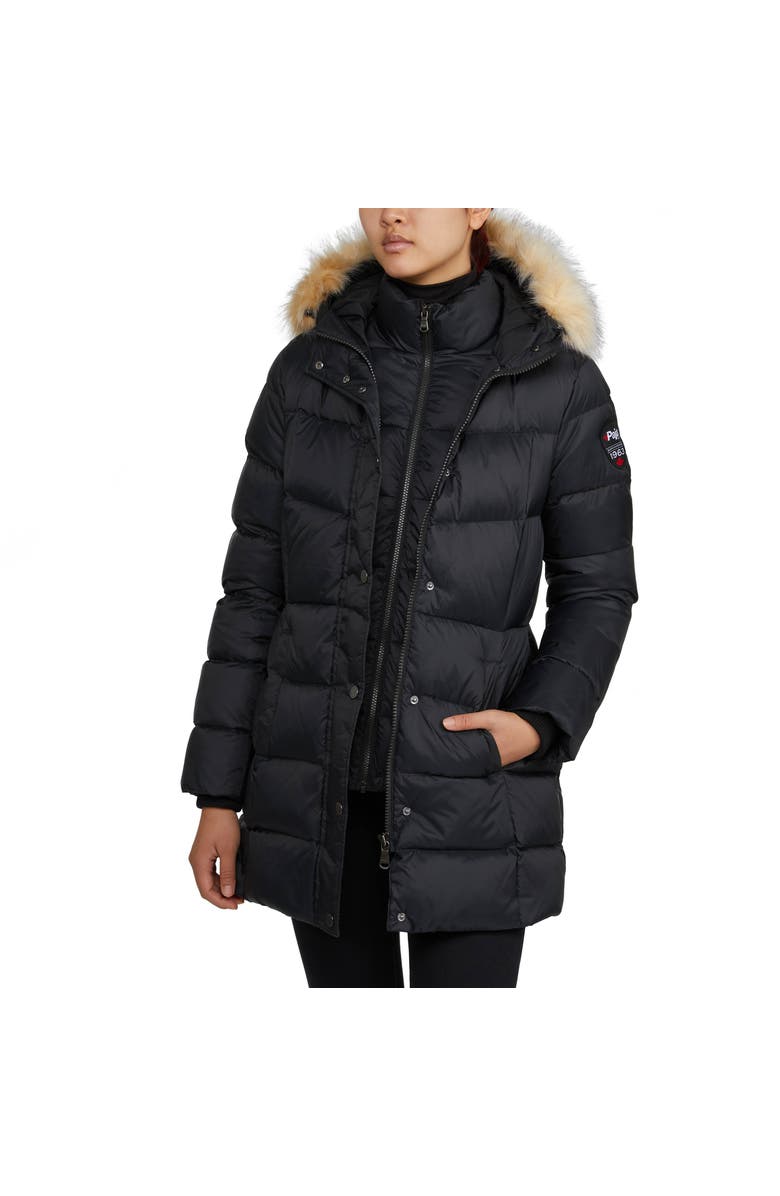 Pajar Roxy Quilted Puffer with Detachable Faux Fur Trim, Alternate, color, 