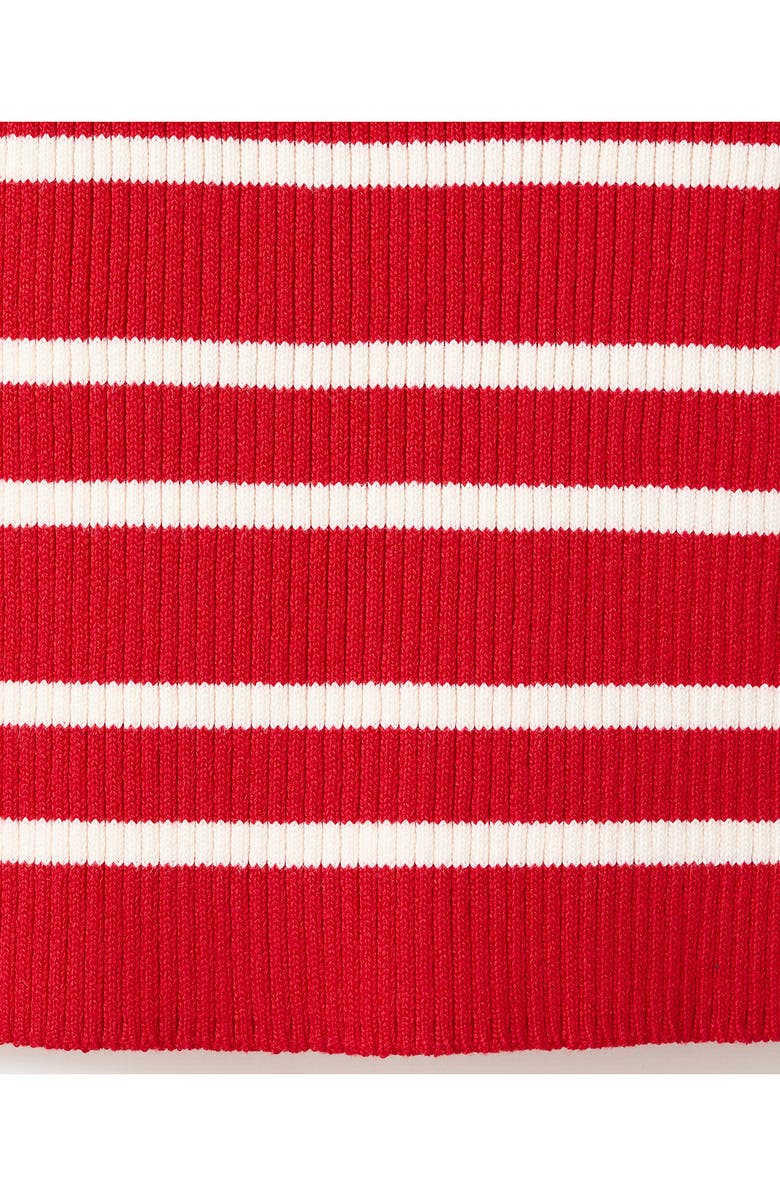 MANGO Stripe Sleeveless Rib Knit Top, Alternate, color, 