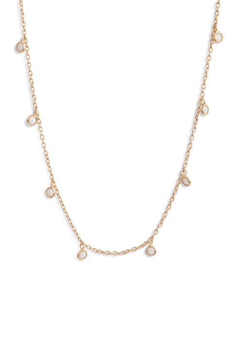 Oakley Opal Station Necklace