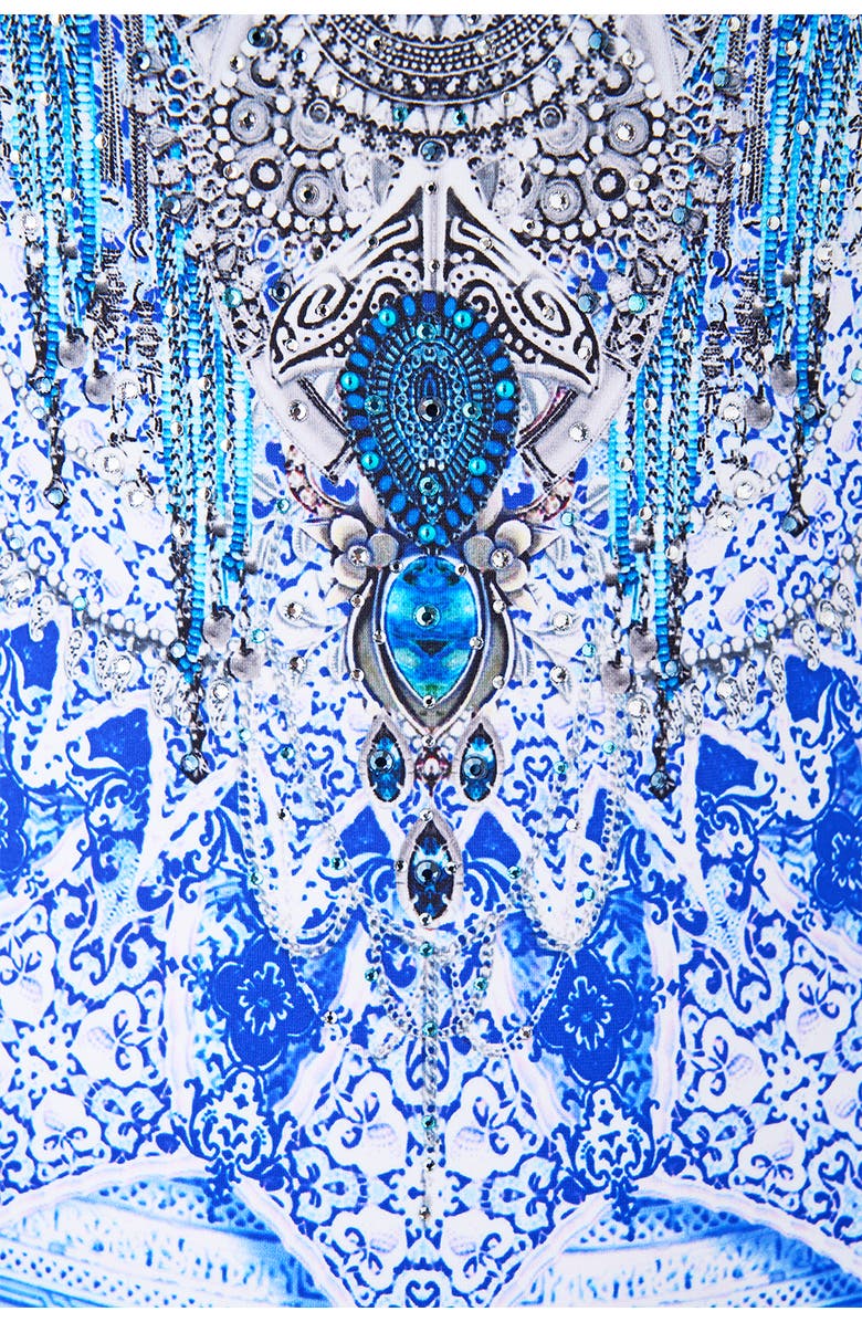 Camilla Underwire Square Neck One Piece With Scoop Back, Alternate, color, The Bosphorous