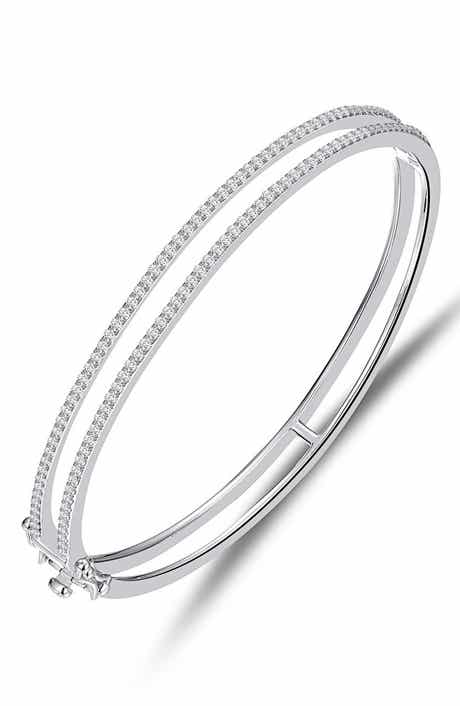 Lafonn Hinged Simulated Diamond Bangle