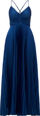 Ever New Geri Pleated Tie Back Maxi Dress