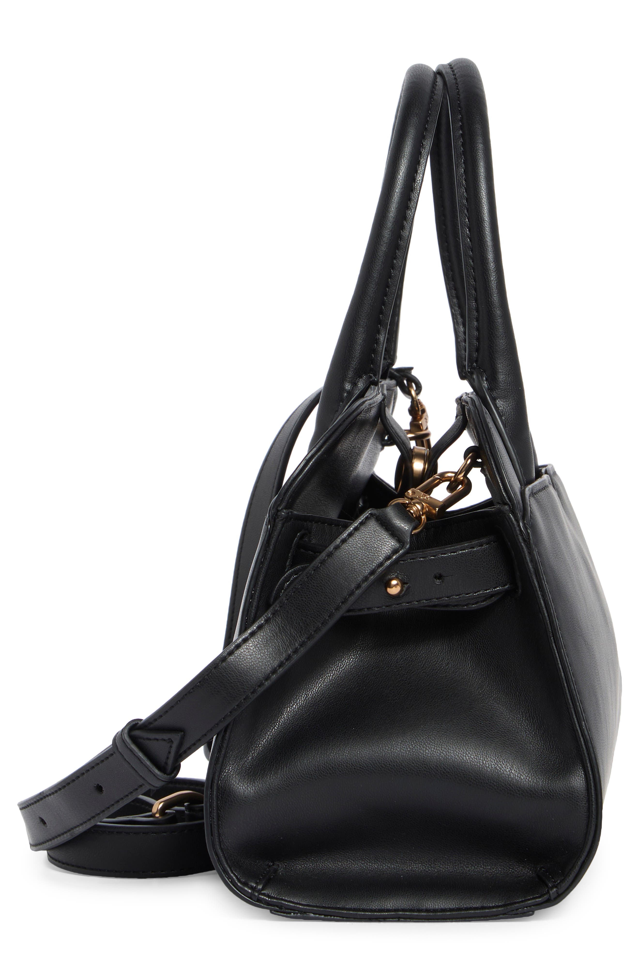 Sam Edelman Loraine Small Satchel Bag, Alternate, color, Black