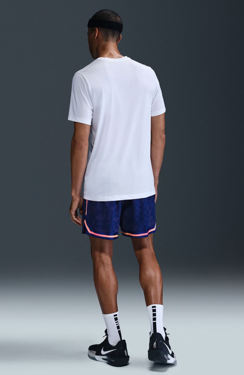 Nike DNA Dri-FIT 6-Inch Woven Basketball Shorts, Alternate, color, Blue Void/ Midnight Navy