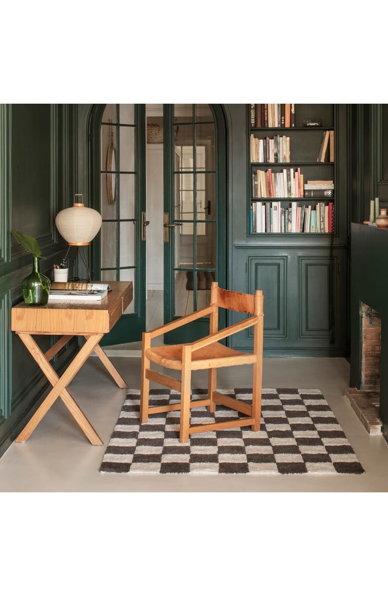 Lorena Canals Washable Rug Kitchen Tiles, Alternate, color, Natural, Dark Grey