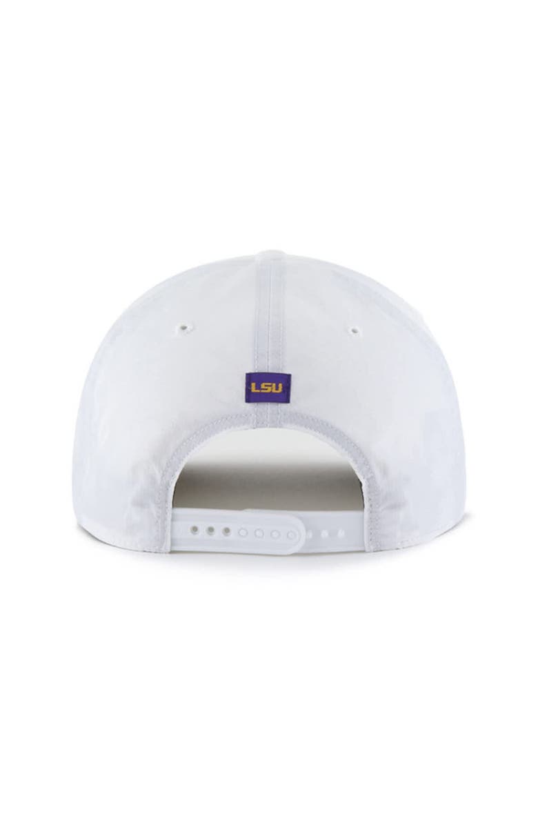 '47 Men's '47 White LSU Tigers Condor Hitch brrr° Adjustable Hat, Alternate, color, 