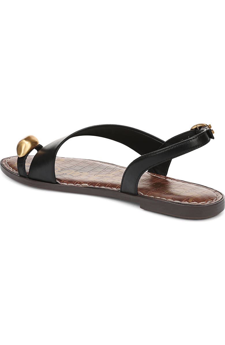 Sam Edelman Gace Toe Loop Slingback Sandal, Alternate, color, Black