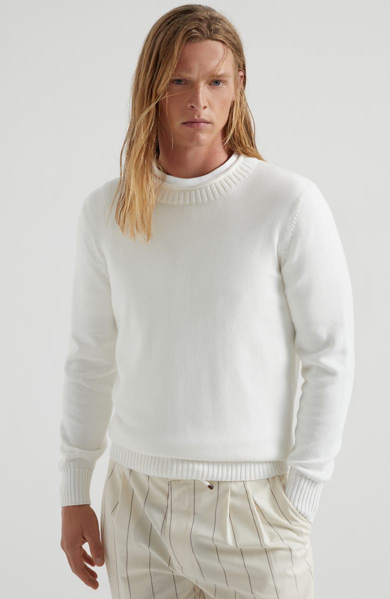 Brunello Cucinelli Cotton sweater, Alternate, color, 