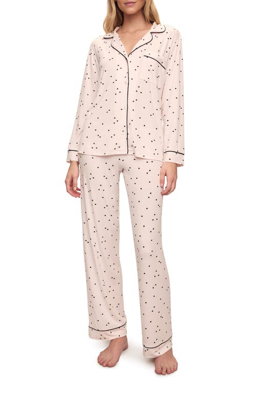 EBERJEY EBERJEY SLEEP CHIC JERSEY KNIT PAJAMAS