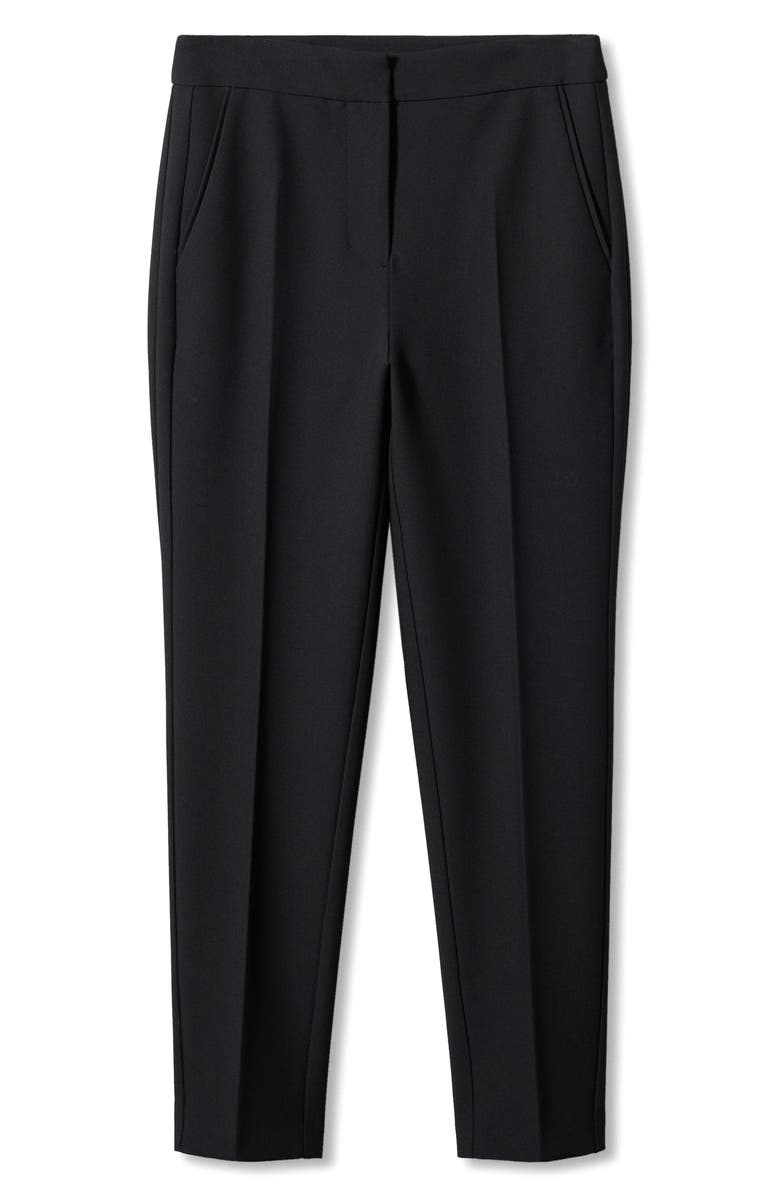 MANGO Slim Fit Ankle Pants, Alternate, color,