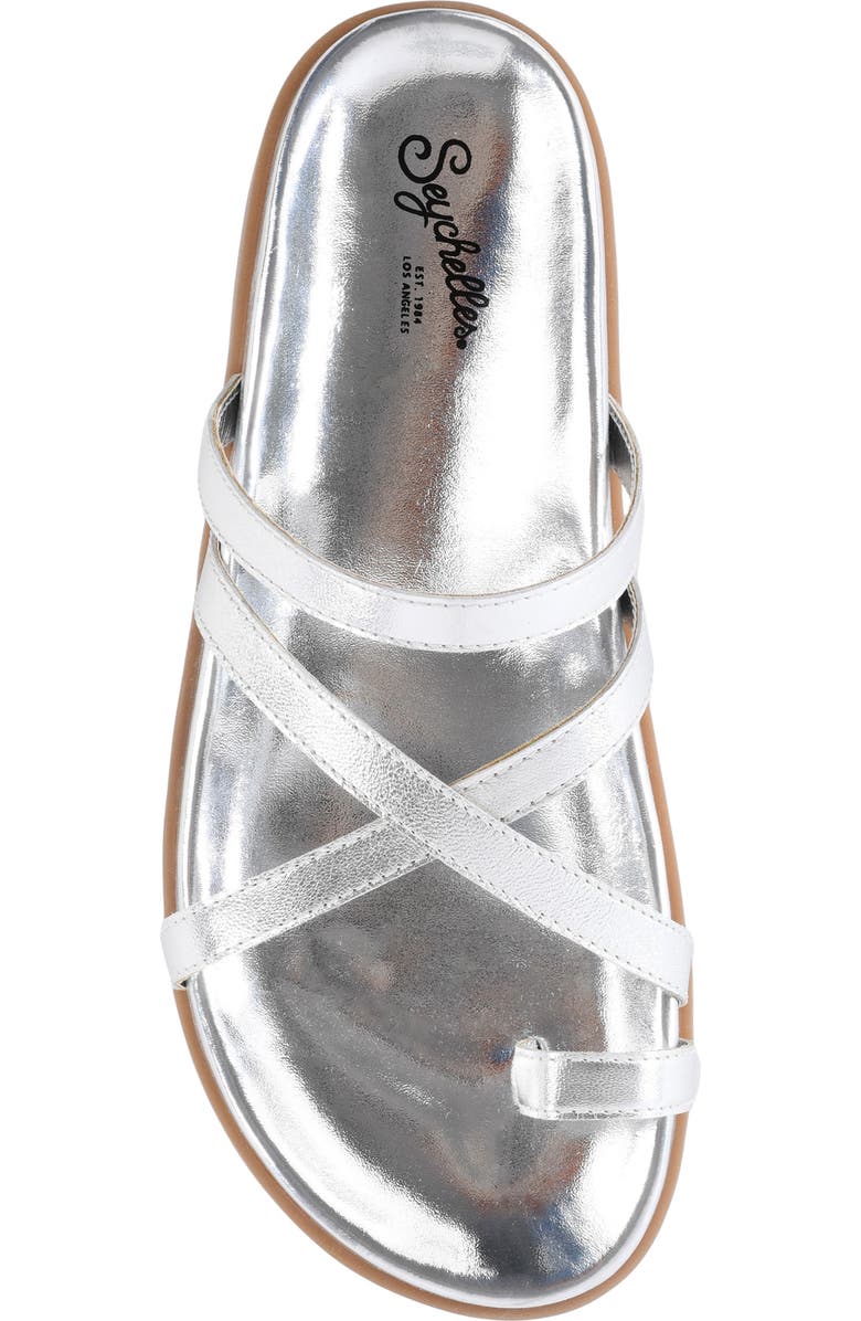 Seychelles Highline Slide Sandal, Alternate, color, Silver