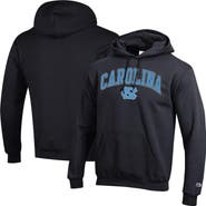Champion Men's Champion  Black North Carolina Tar Heels Arch Over Logo Pullover Hoodie