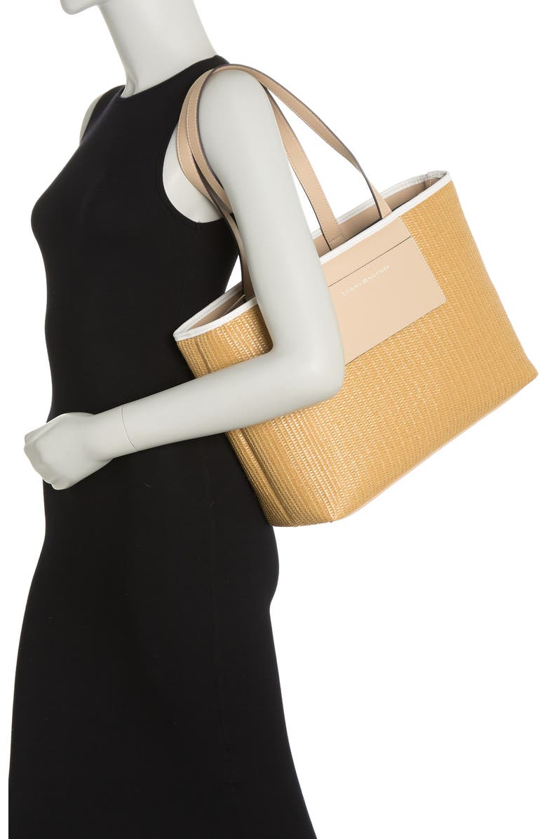 Tommy Hilfiger Keaton II Straw Tote, Alternate, color,