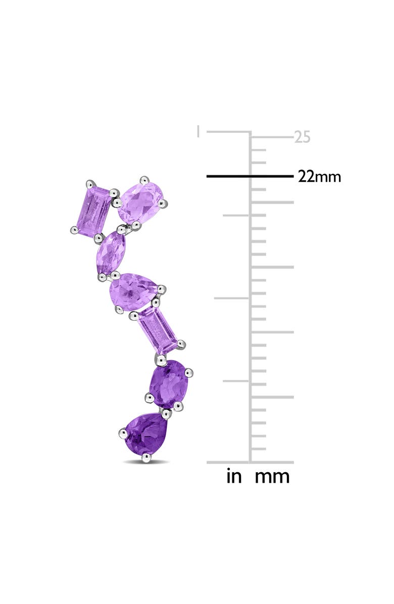 DELMAR Amethyst Drop Earrings, Alternate, color, Purple