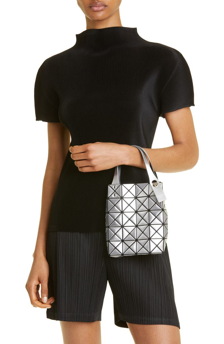 Bao Bao Issey Miyake Mini Platinum Coffret Tote, Alternate, color, Silver