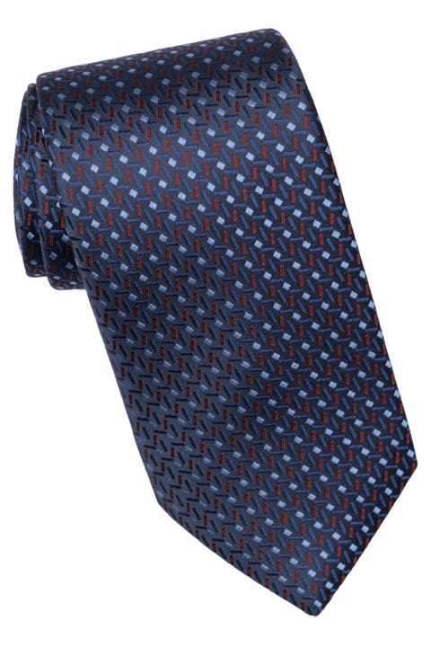 Seville - Extra Long Silk Jacquard Tie For Men