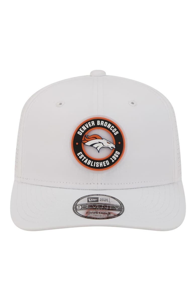 New Era Men's New Era White Denver Broncos COOLERA 9SEVENTY Adjustable Hat, Alternate, color, White