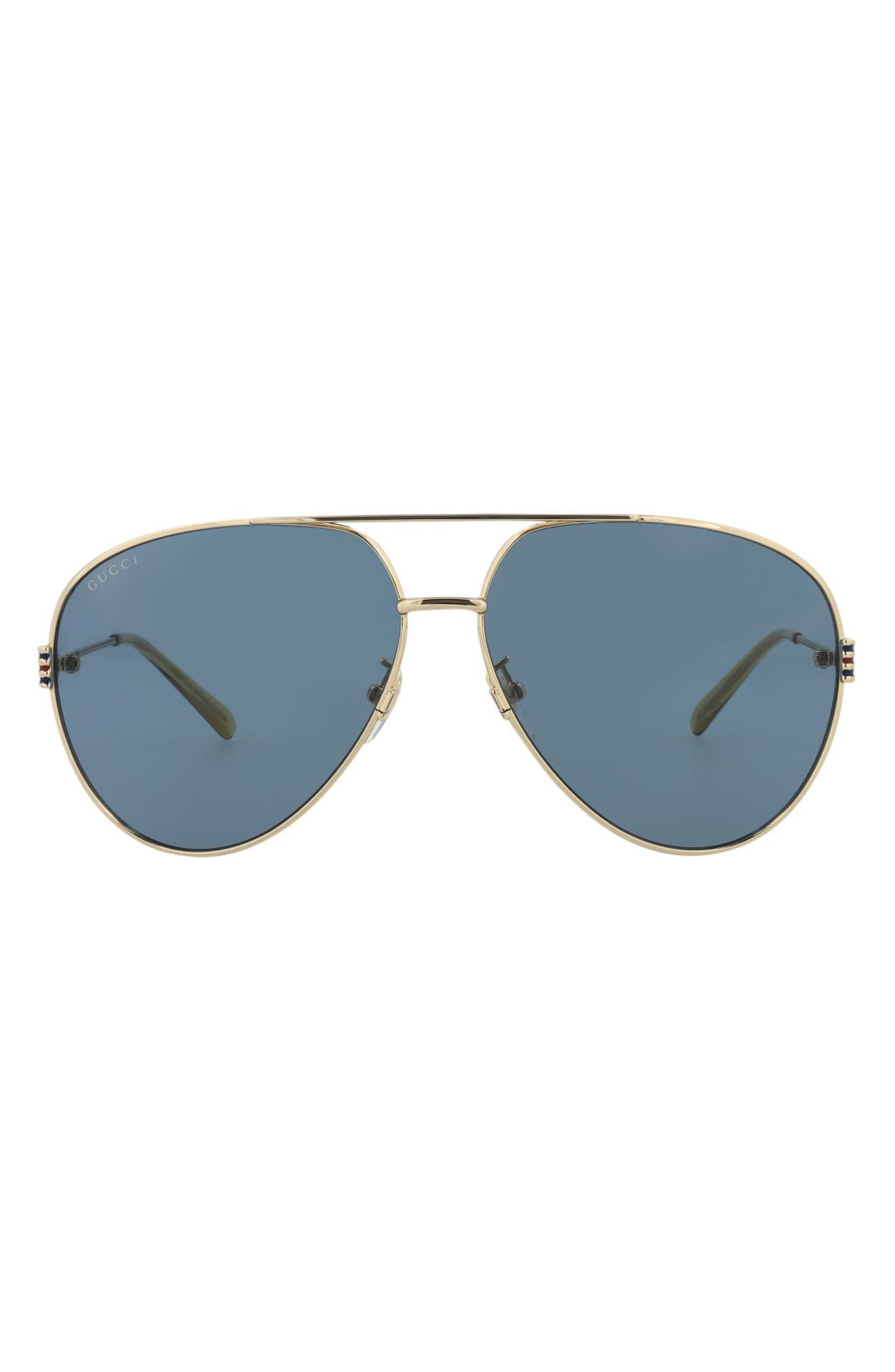 Gucci 62mm Aviator Sunglasses