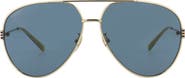 Gucci 62mm Aviator Sunglasses