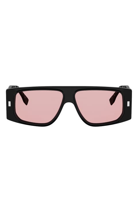 FF Squared 56mm Rectangular Sunglasses