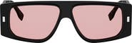 Fendi FF Squared 56mm Rectangular Sunglasses