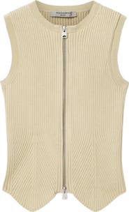AllSaints Cruz Rib Knit Sweater Vest