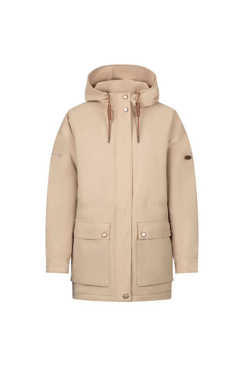 Sasser Waterproof Jacket, Main, color, Light Sand