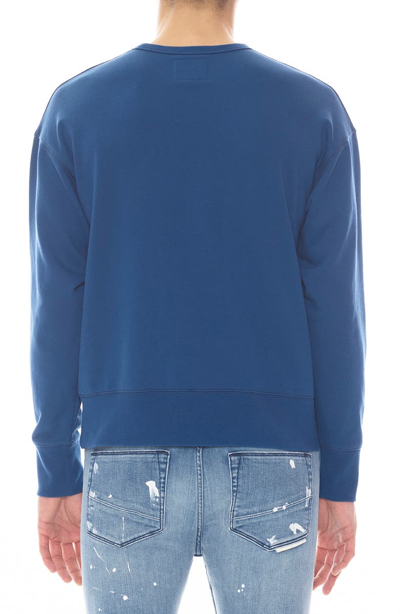 HVMAN Triangle Embroidered Cotton Logo Graphic Sweatshirt, Alternate, color, 