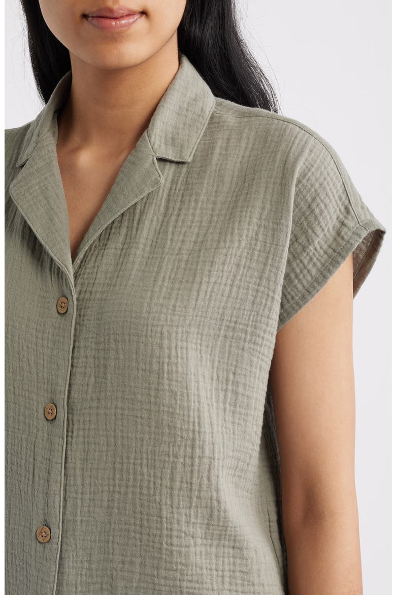 Lexi Gauze Top, Alternate, color, NEW LAUREL