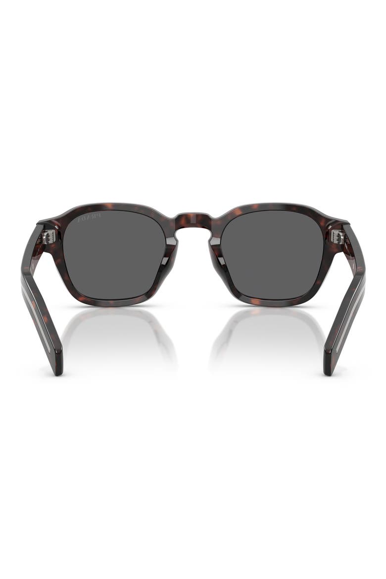 49mm Round Phantos Sunglasses, Alternate, color, DARK GREY
