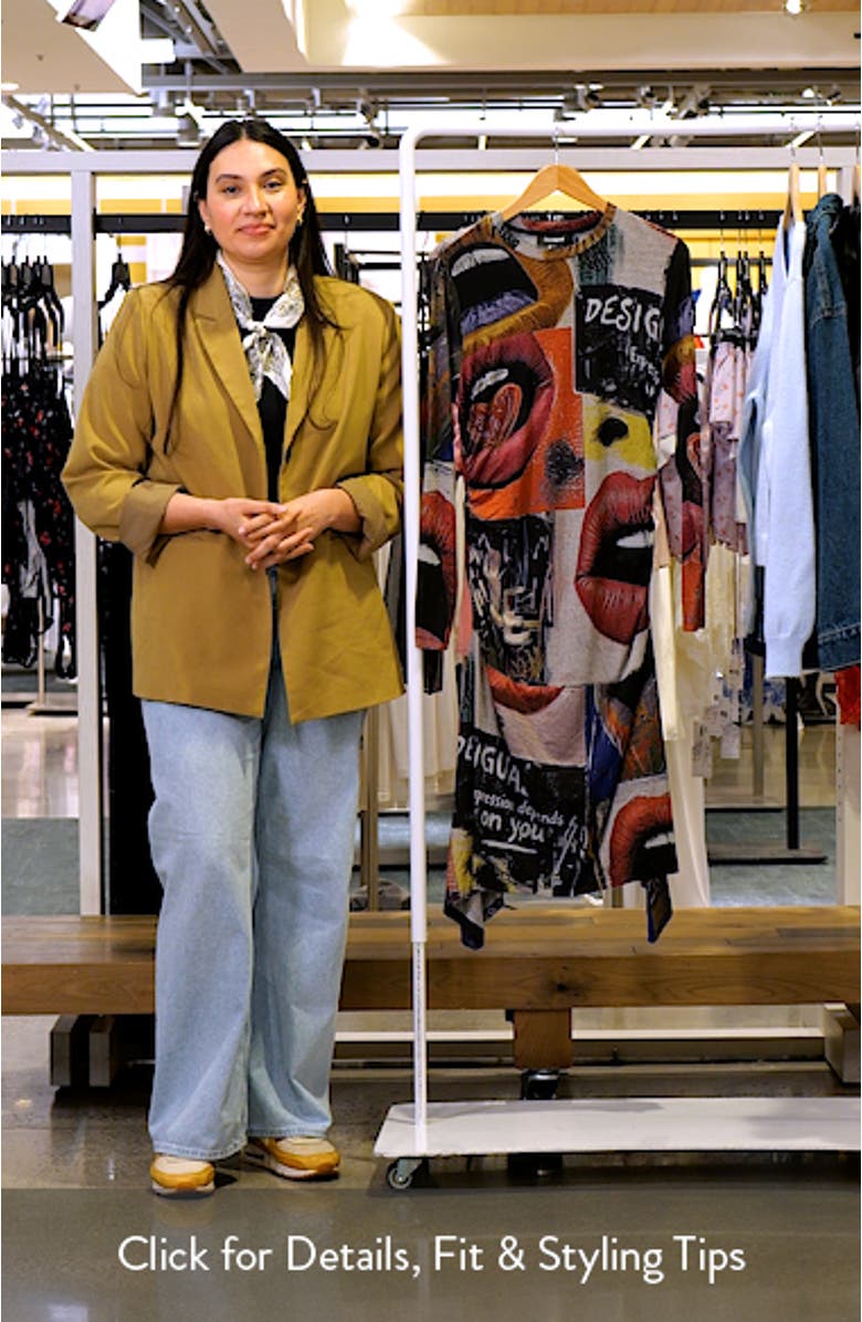 Printed Long Sleeve Dress, sales video thumbnail