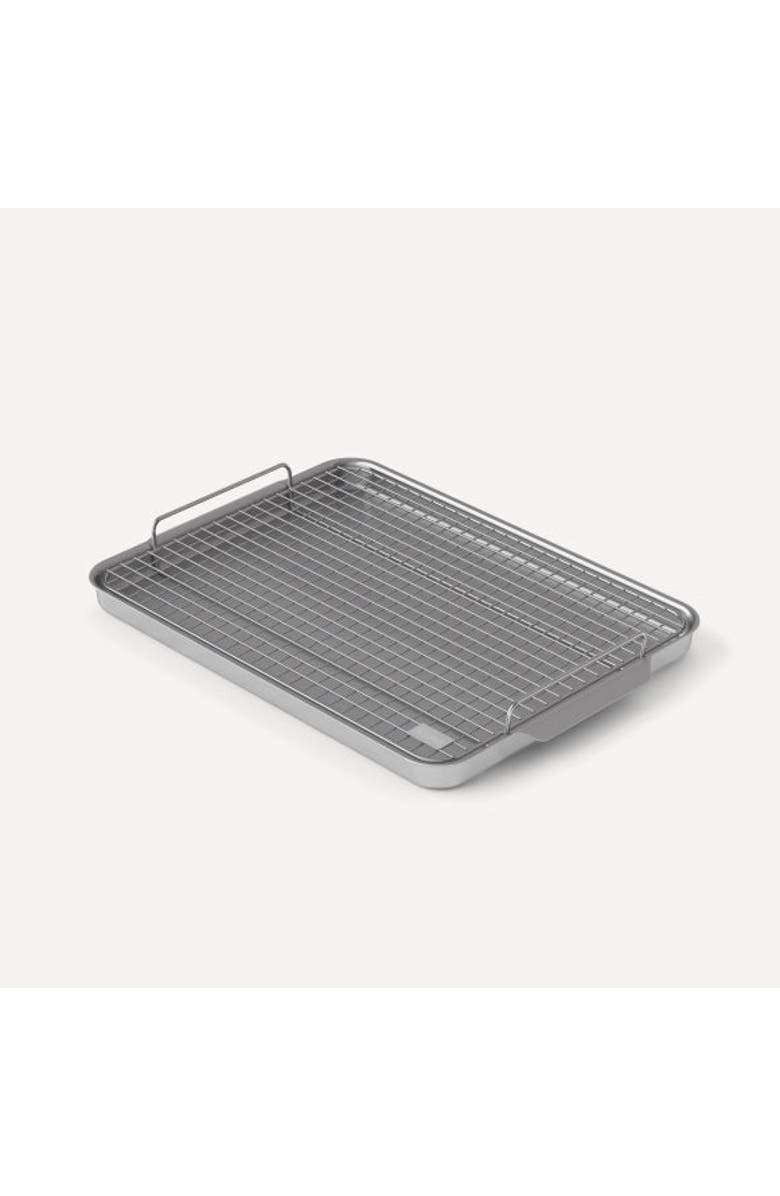 KANA Stainless Steel Half Sheet Pan - Oven & BBQ - With rack, Main, color, Stainless Steel