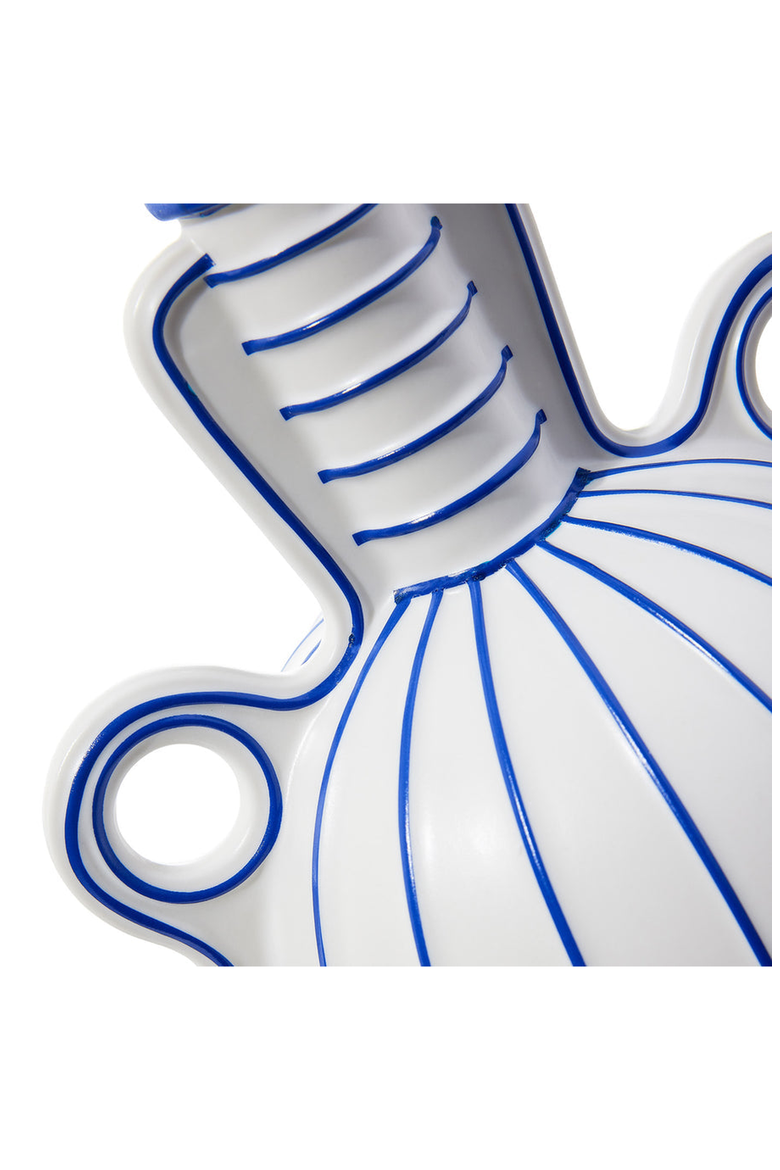 Venezia Vase, Alternate, color, White / Blue