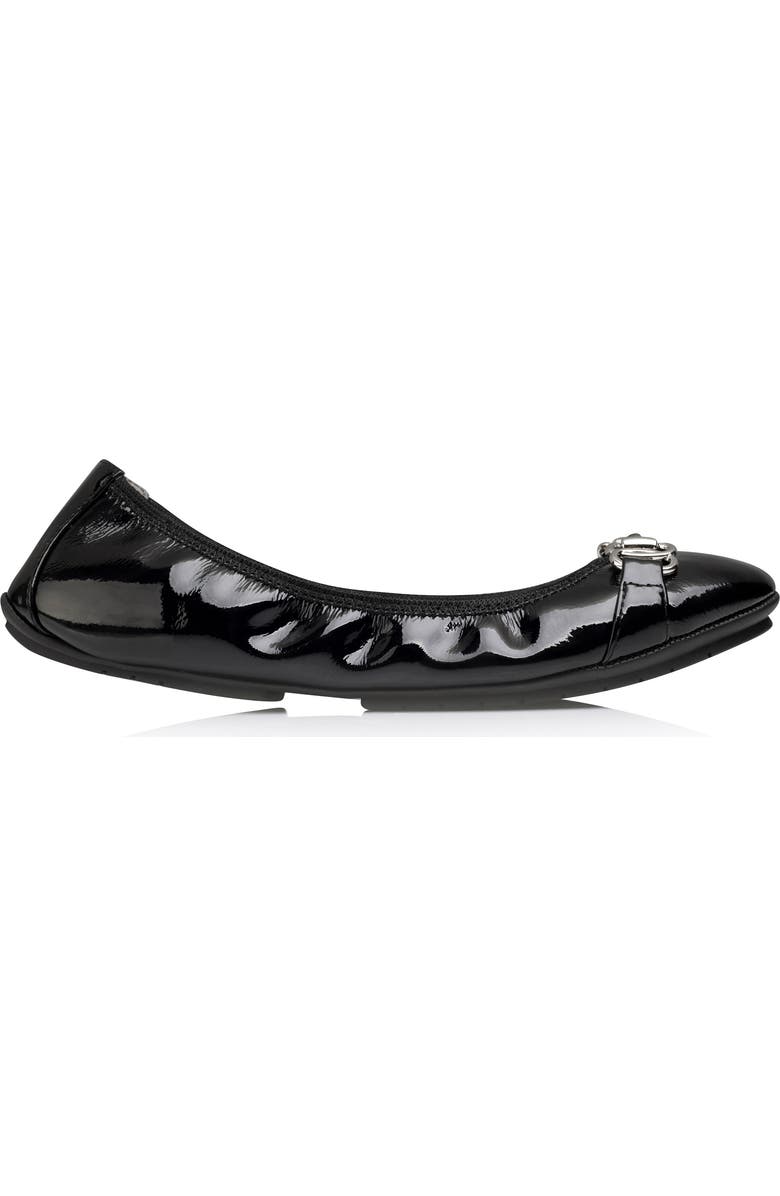 Me Too Olympia Skimmer Flat, Alternate, color, Black Patent