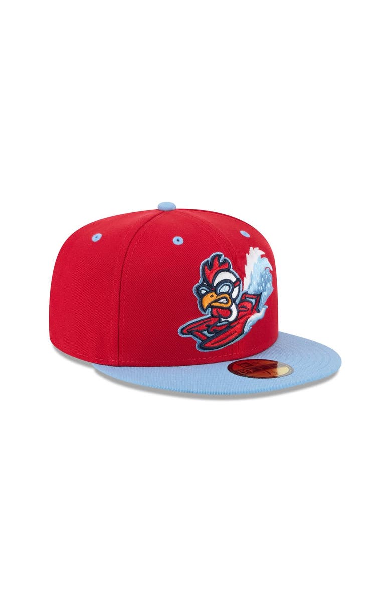 New Era Men's New Era Red Tri-City Dust Devils Theme Nights 59FIFTY Fitted Hat, Alternate, color, Red