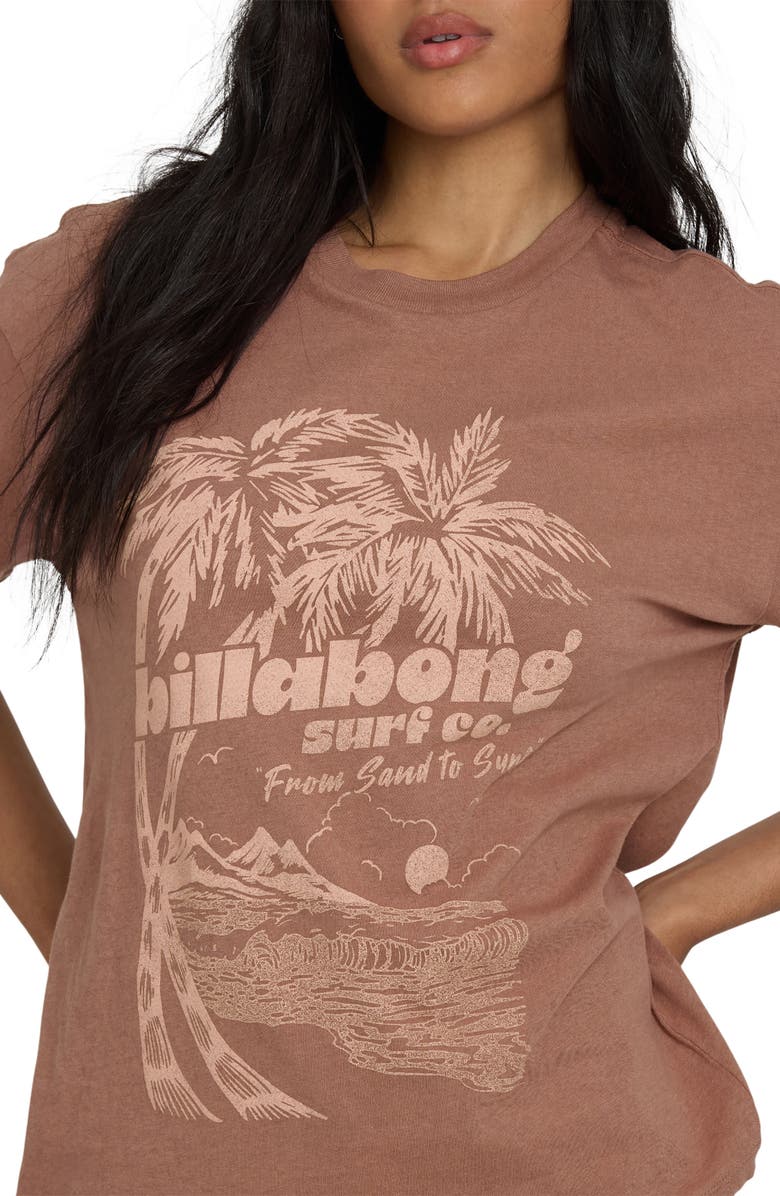 Billabong Sand to Surf Graphic T-Shirt, Alternate, color, Brown Stone