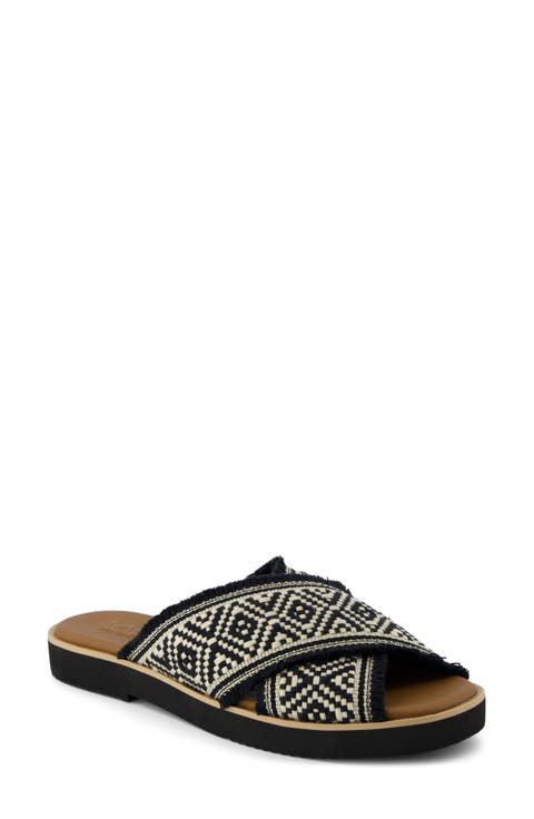 Mae Crisscross Slide Sandal (Women)