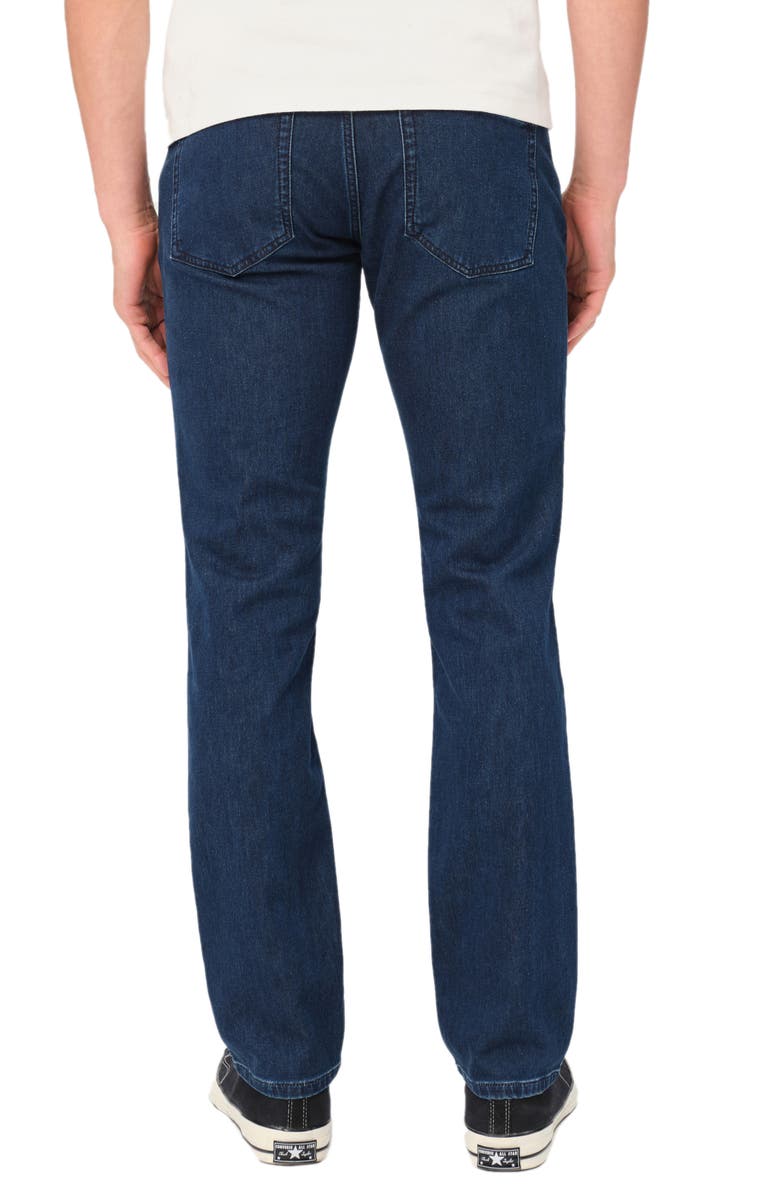 WARP+WEFT Ams Stretch Slim Fit Straight Leg Jeans, Alternate, color, Tonal Midnight