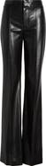 Alice + Olivia Dylan High Waist Flare Faux Leather Pants