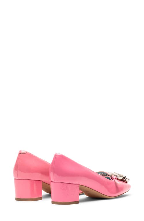 Frances Valentine Josephine Square Toe Pump In Pink
