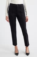 Liverpool Los Angeles Pintuck Pleat Front Slim Leg Pants