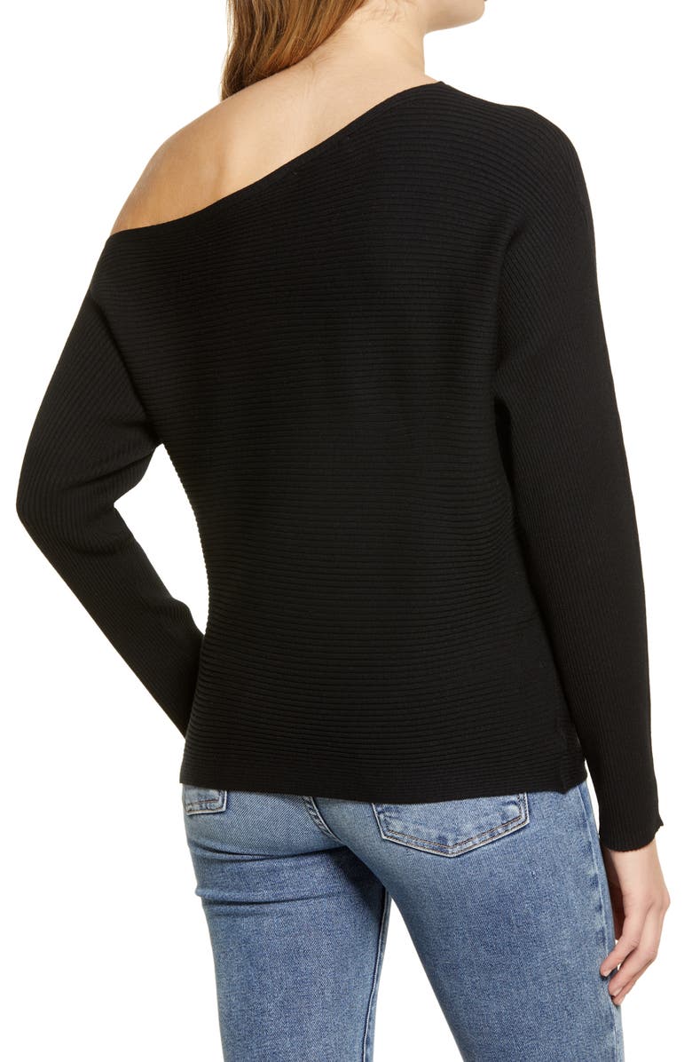 Treasure & Bond One-Shoulder Pullover, Alternate, color, 