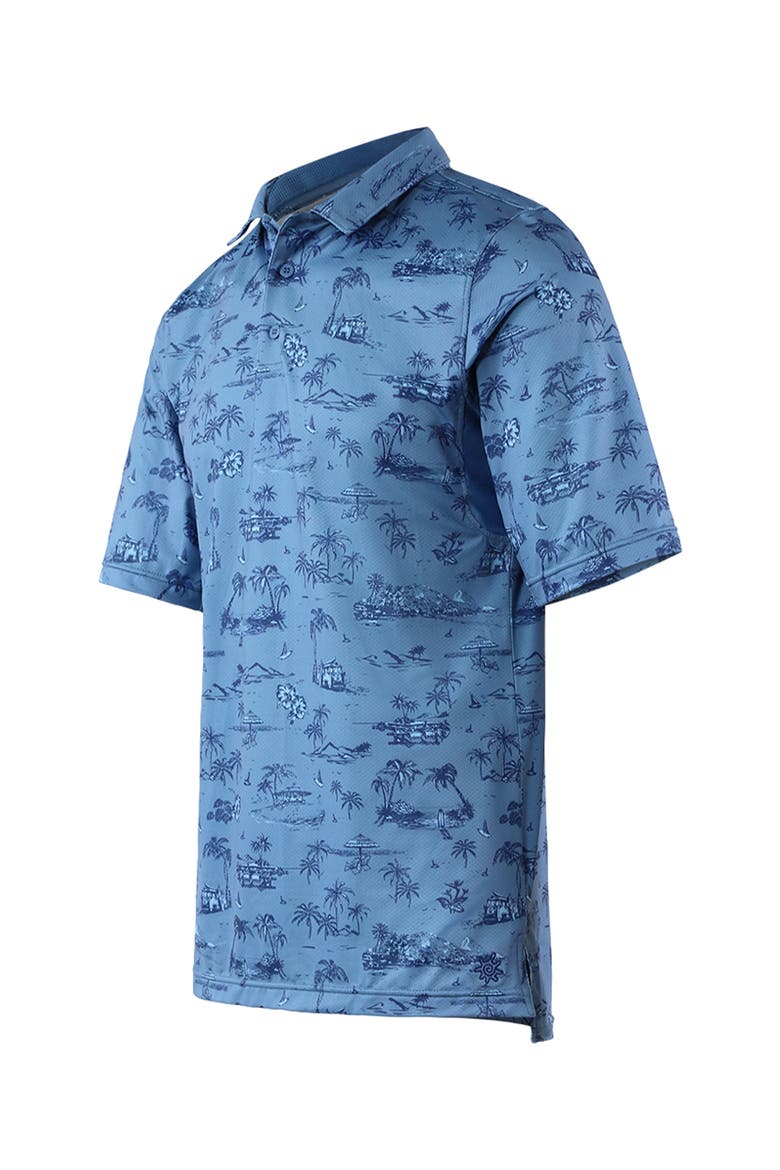 Short Sleeve Performance Polo, Alternate, color, Island Time
