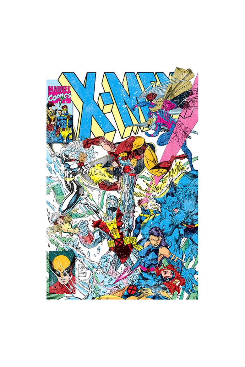 Men's Marvel X-Men Comic Cover Graphic T-Shirt, Alternate, color, White