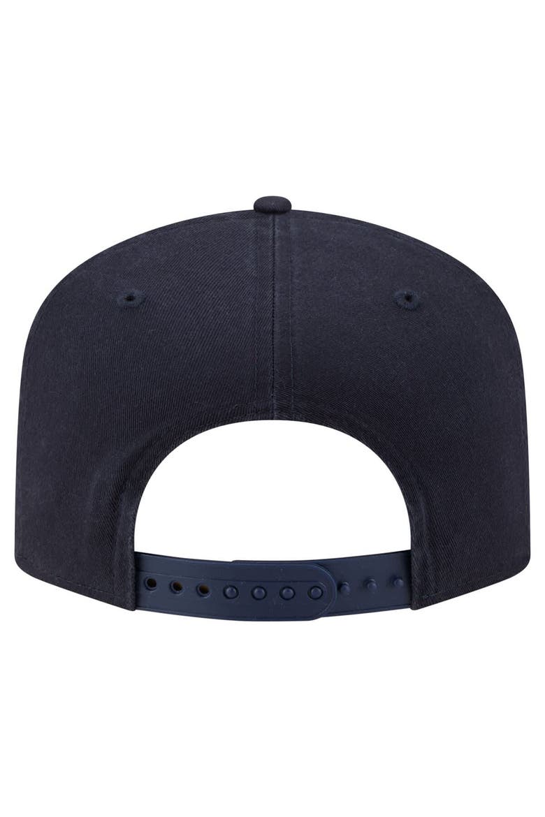Men's New Era Navy Seattle Mariners Stacked 19TWENTY Adjustable Hat, Alternate, color, Navy