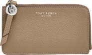 Tory Burch Romy Leather Zip Card Case