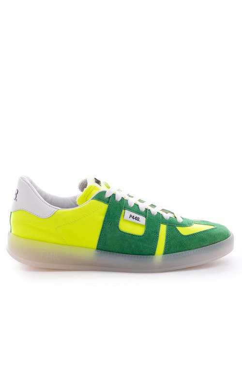 P448 Monza Sneaker in Neon Yellow 