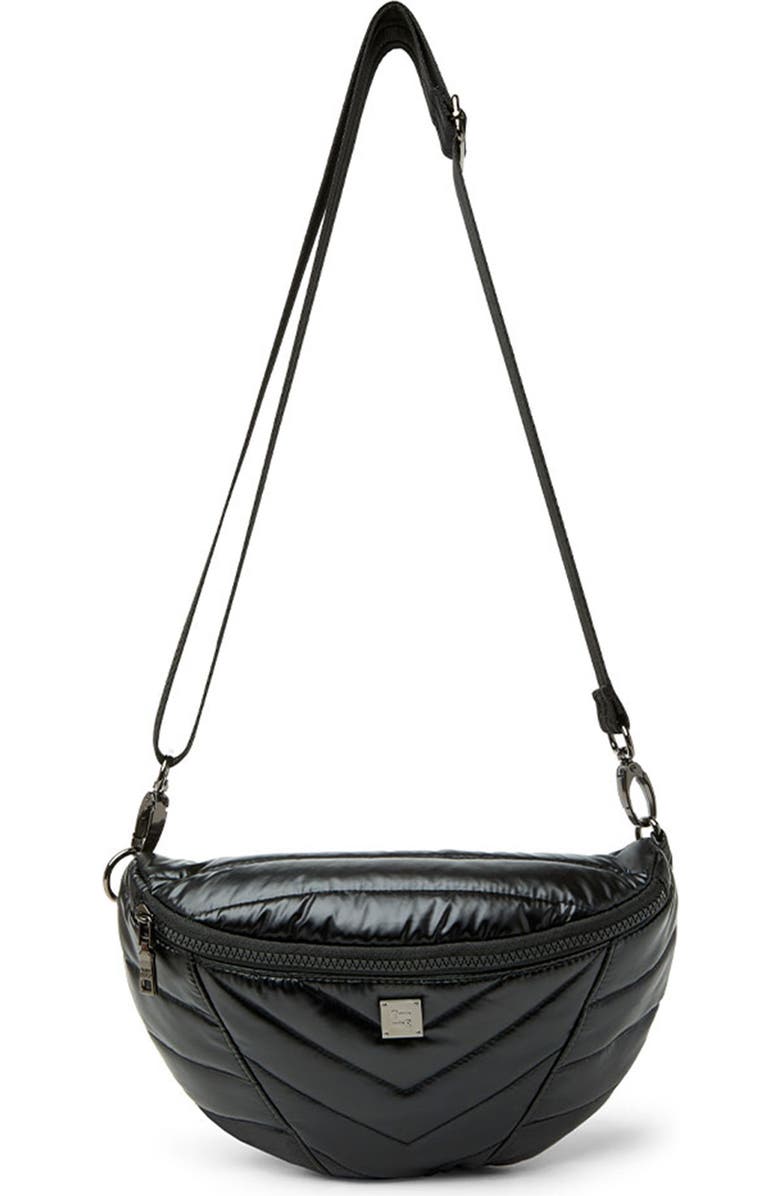THINK ROYLN Little Runaway Shoulder Bag, Main, color, Pearl Black